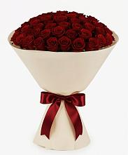 Букет 101 Бордовая роза Блэк Бакарра в Мурманске