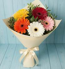 Букет цветов из:  Герберы #REPLACE_PRED# Мурманске