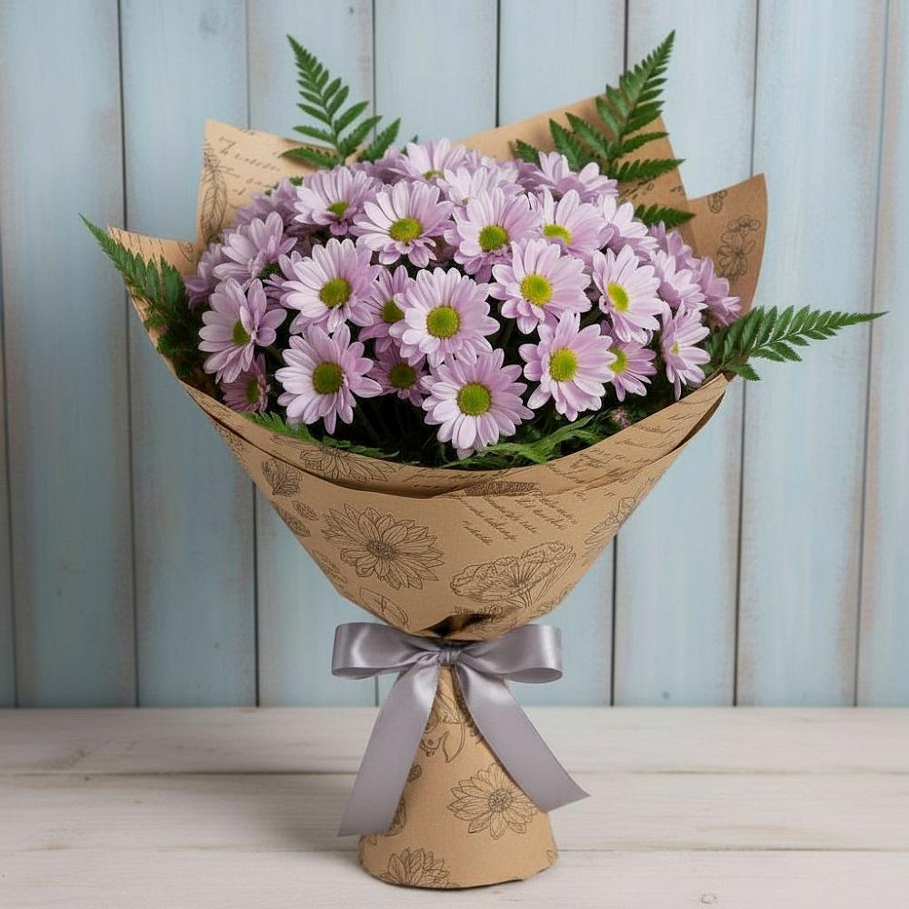 Букет цветов из: Хризантемы в Мурманске
