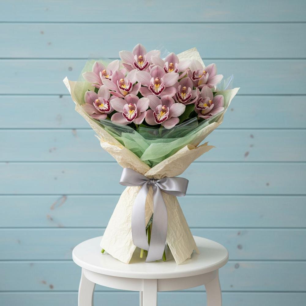 Букет цветов из: Орхидеи и Розы в Мурманске