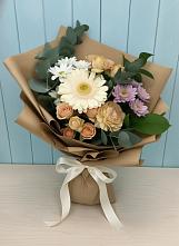 Букет цветов из:  Герберы и Хризантемы в Мурманске