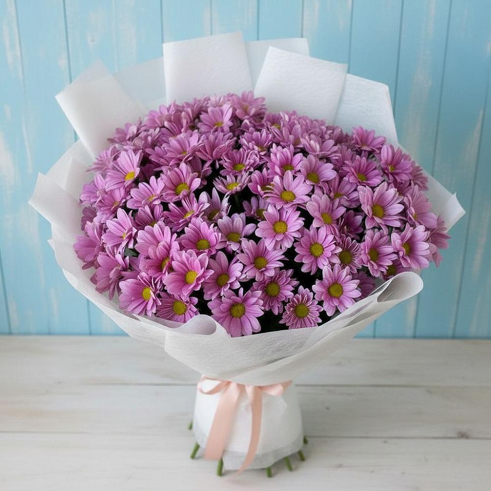 Букет цветов из: Хризантемы в Мурманске