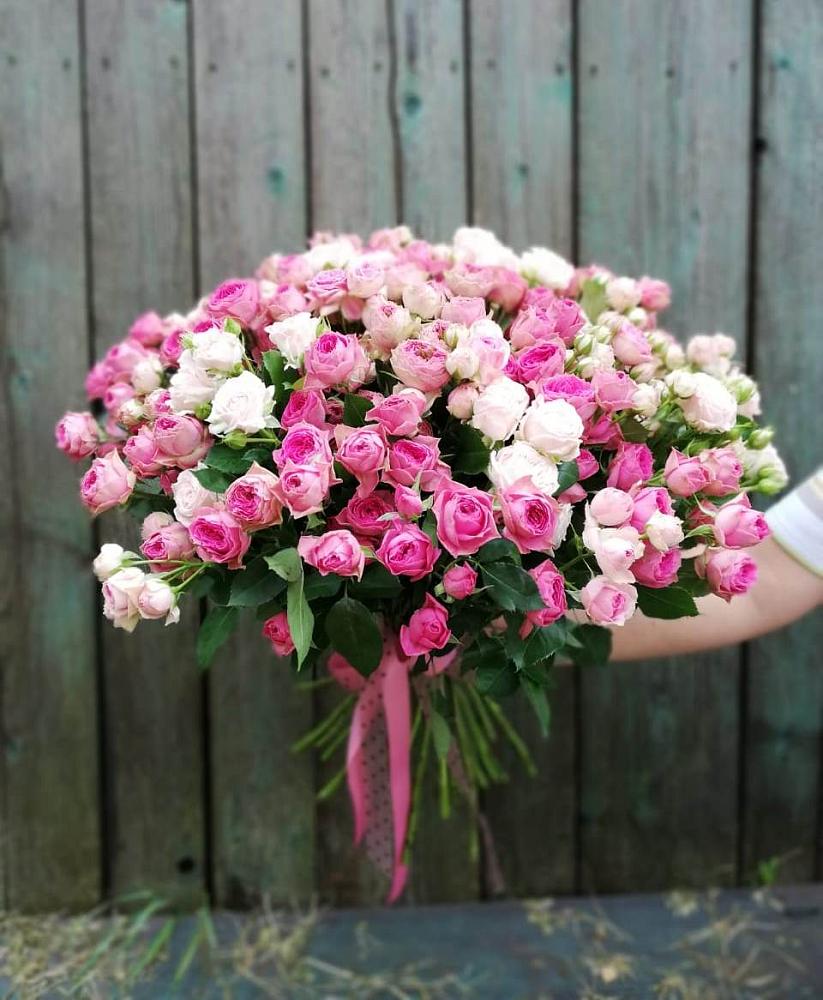 Букет Розовые кустовые розы Натали и Лав Лидия в Мурманске