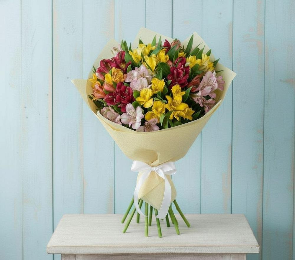 Букет цветов из: Альстромерии в Мурманске