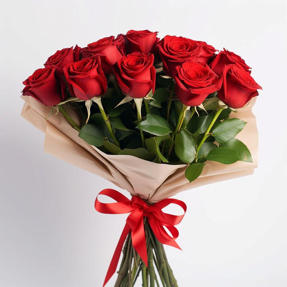 Букет 11 Красных роз Эдлесс Лав в Мурманске